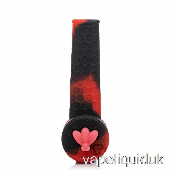 Stratus Trio Silicone Pipe Crimson (Black / Red) Vape Juice